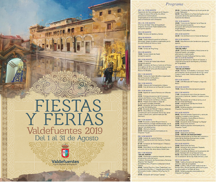 Fiestas y Ferias Patronales de Valdefuentes (Cáceres)