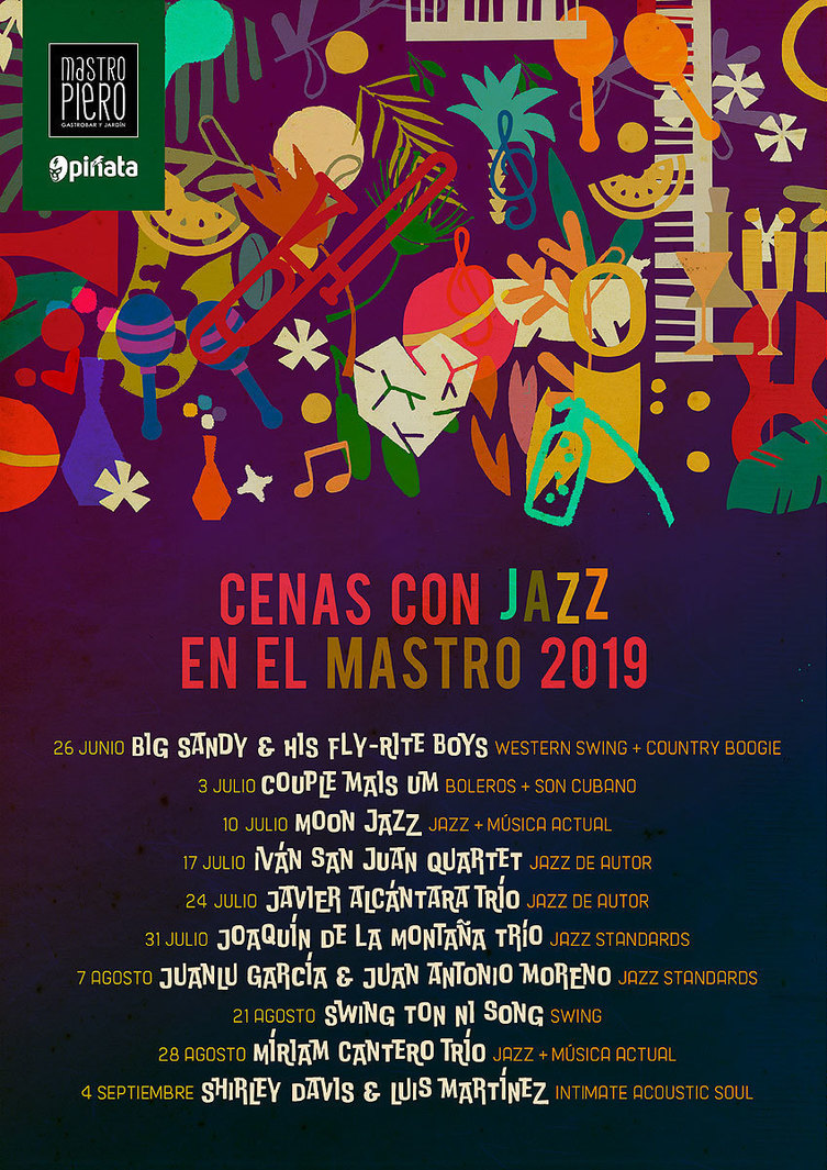 Cenas con Jazz en Cáceres - Mastropiero - 2019