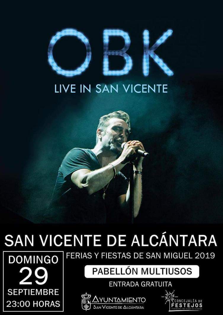 OBK en concierto San Vicente de Alcántara
