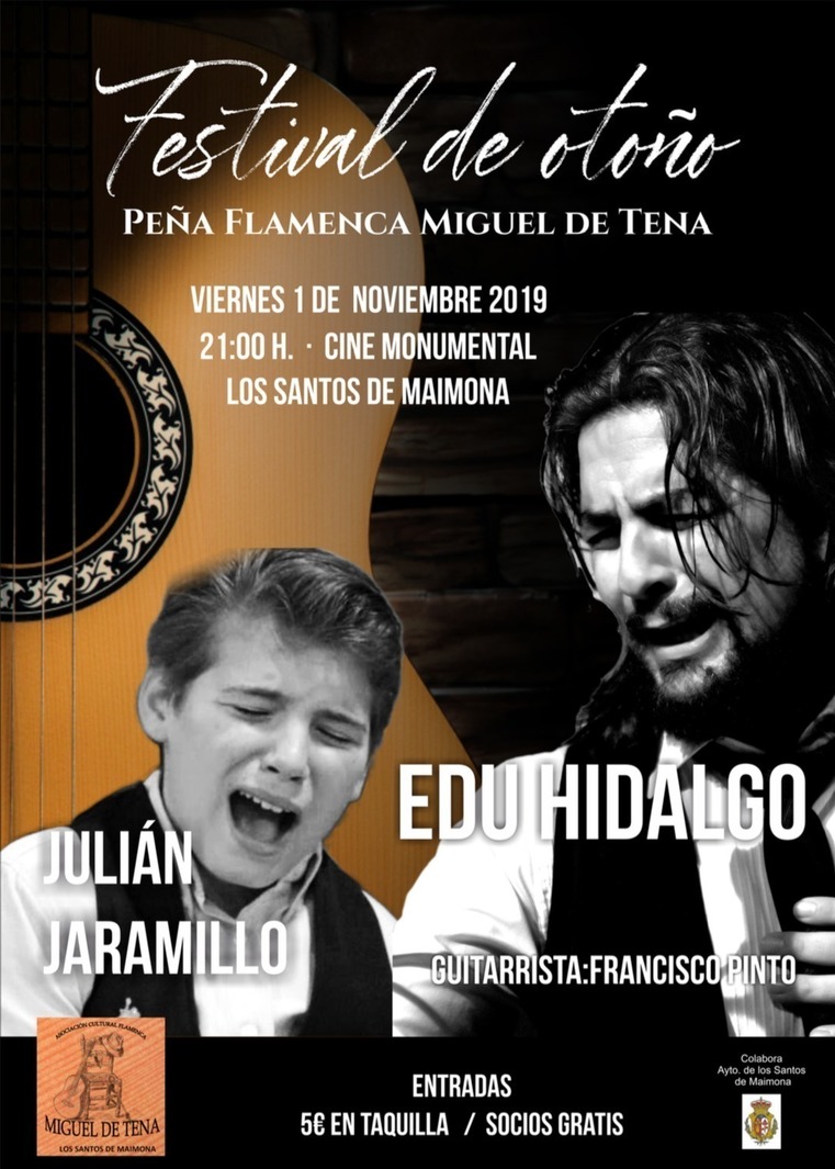 Festival de Otoño - Concierto Flamenco Edu Hidalgo y Julián Jaramillo