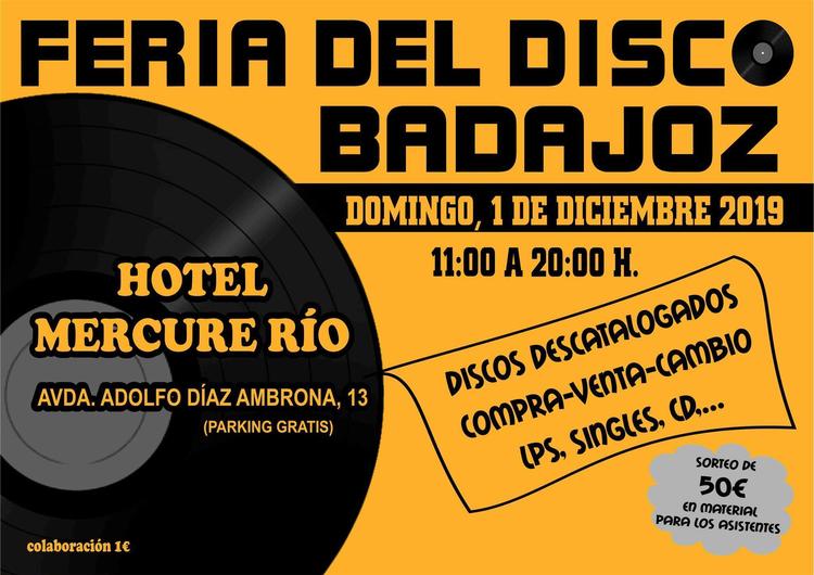 FERIA DEL DISCO BADAJOZ - DOMINGO 1 de DICIEMBRE - Hotel MERCURE RIO