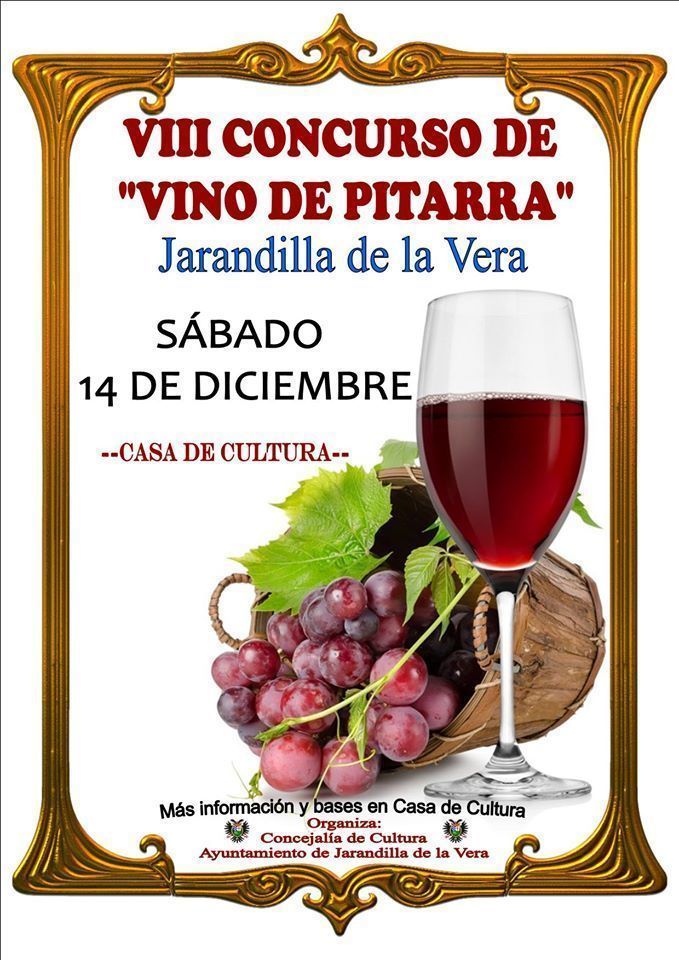 VIII Concurso de Vino de Pitarra en Jarandilla de la Vera