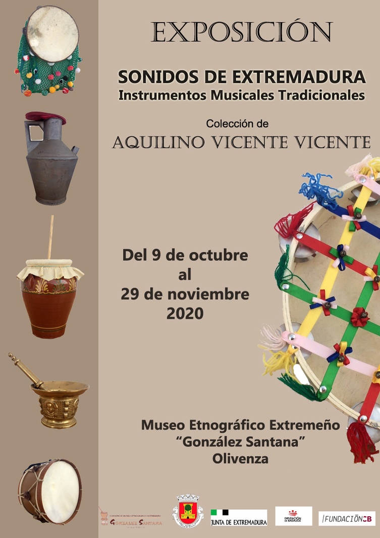 Exposición " Sonidos de Extremadura: Instrumentos musicales tradicionales "
