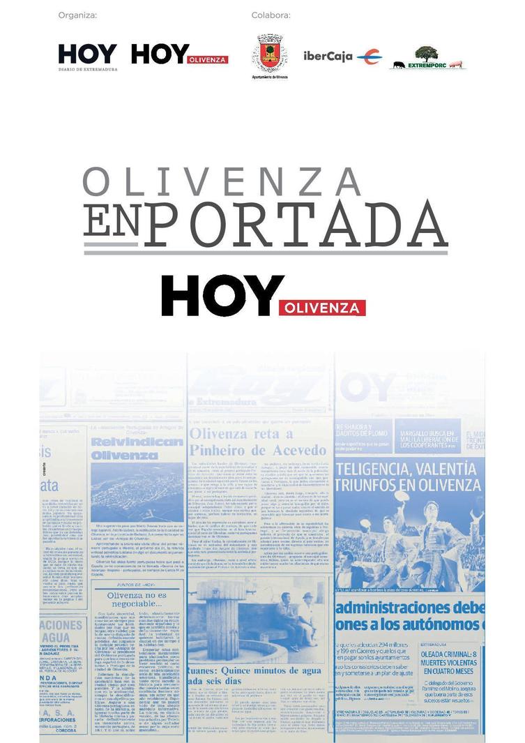 Exposición "Olivenza en portada"