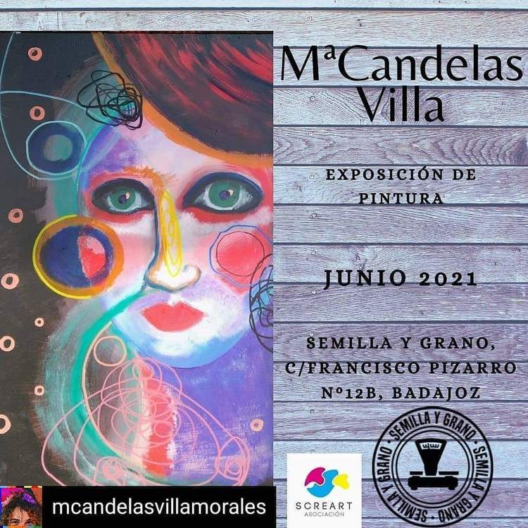 Exposición pintura, María de las Candelas Villa.