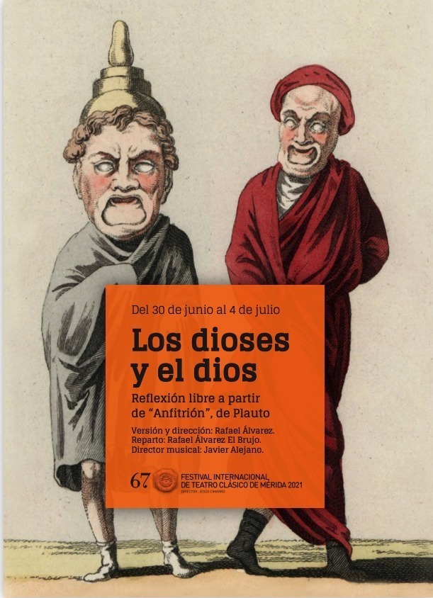 Teatro "Los dioses y el dios" de Rafael Álvarez "El Brujo" en el 67 Festival Internacional de Teatro Clásico de Mérida - 2021