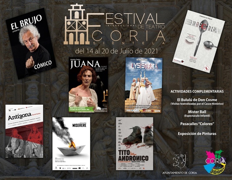 Festival Internacional de teatro de Coria "Siéntela" 2021