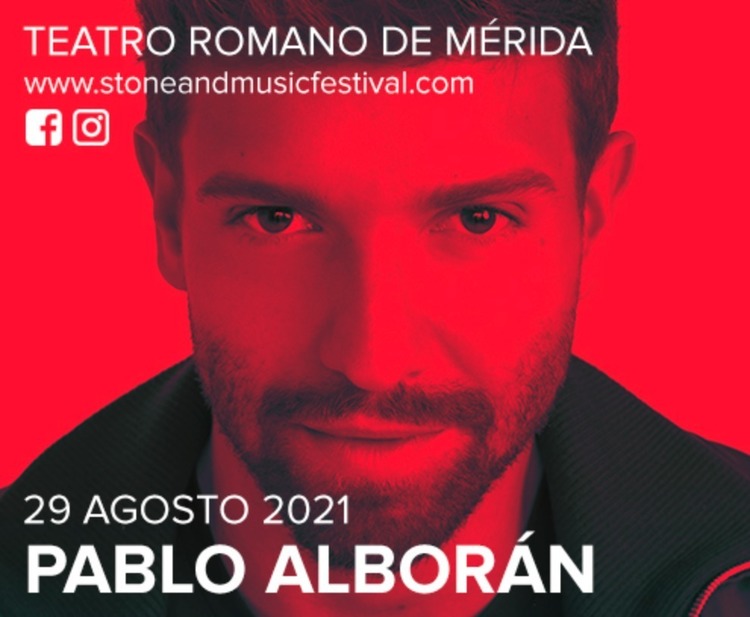 Concierto de Pablo Alborán en Mérida - Stone & Music Festival 2021
