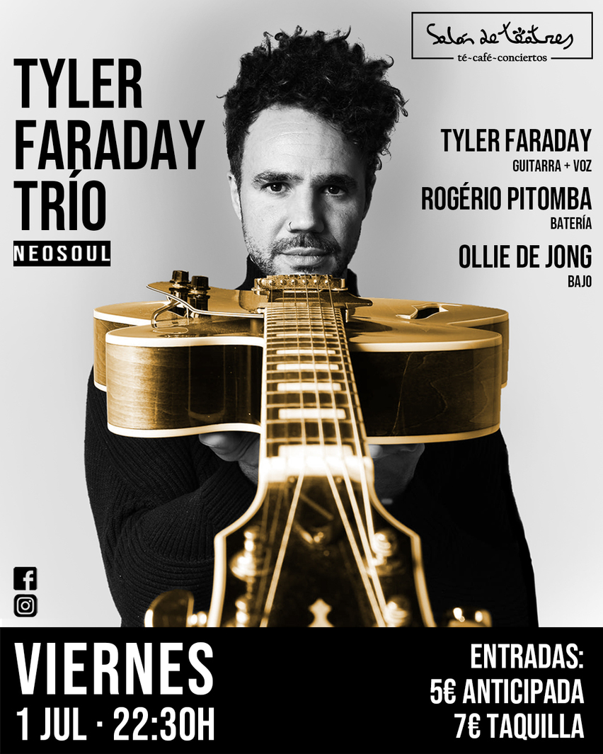 TYLER FARADAY TRÍO en Almendralejo ( neosoul / R & B )