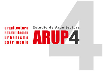 Normal logo arup4 slogan4blanco