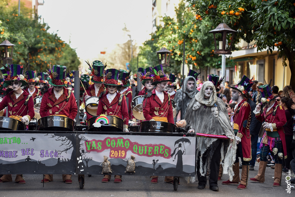 Comparsa Vas como quieres - Desfile de Comparsas Carnaval de Badajoz 2019 22
