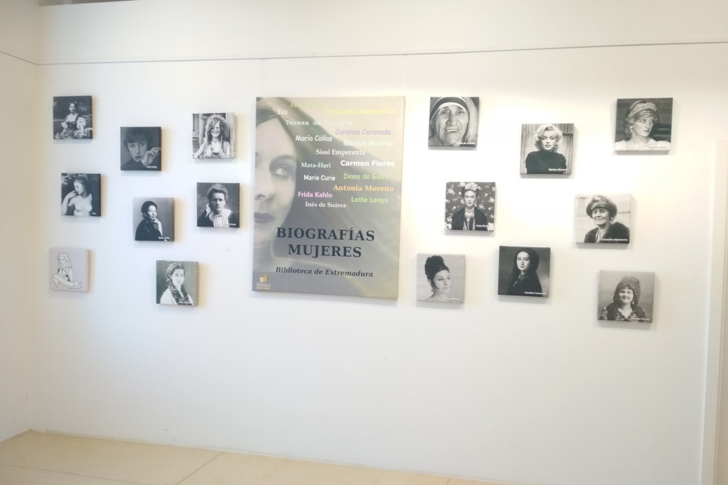 La Biblioteca de Extremadura presenta una exposición sobre el género biográfico centrado en mujeres