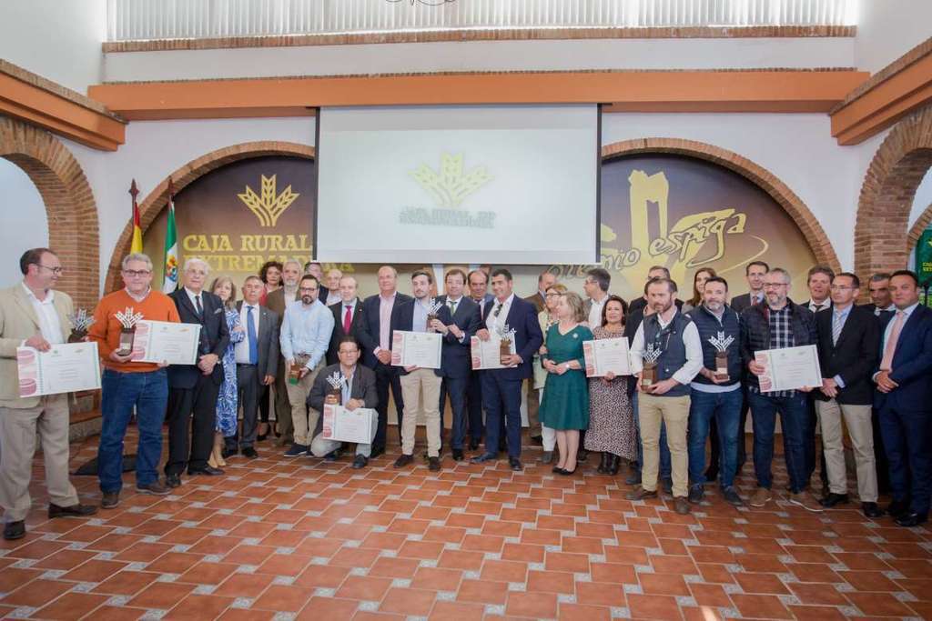 Entrega de los 'I Premios Espiga Quesos' de Caja Rural de Extremadura