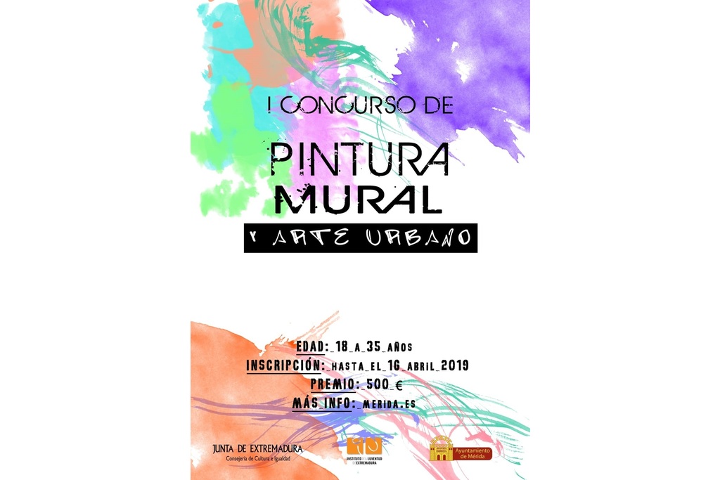 El IJEX y el Ayuntamiento de Mérida convocan el I Concurso de pintura mural y arte urbano