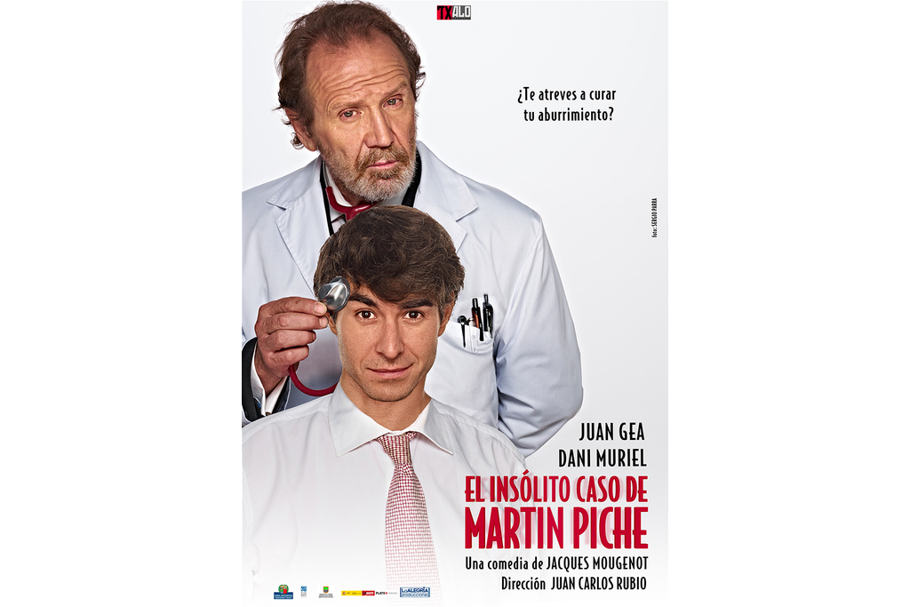 Juan Gea y Dani Muriel llegan el sábado a la Sala Trajano para protagonizar la comedia ‘El insólito caso de Martín Piche’