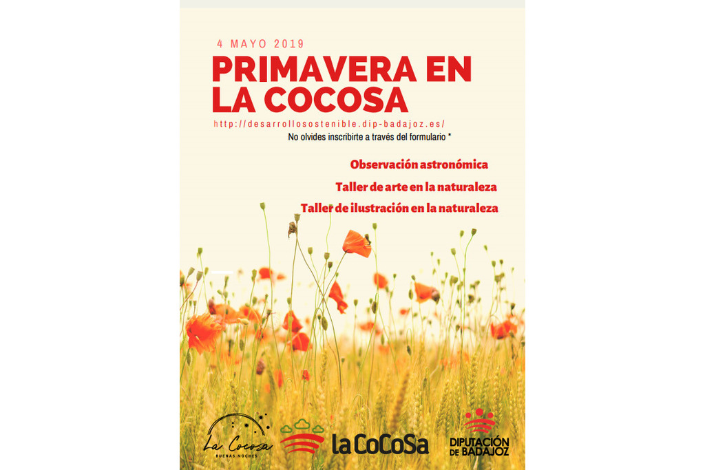La Diputación de Badajoz celebra el 4 de mayo la jornada "Primavera en la Cocosa. Arte y Astronomía"