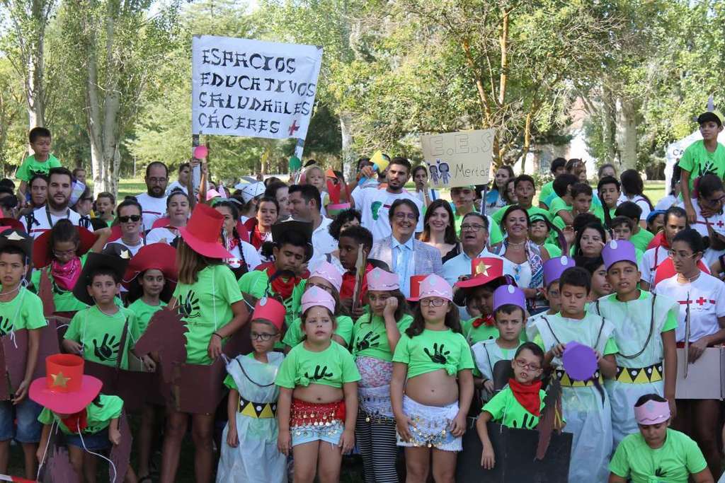 Vergeles clausura los espacios educativos saludables de Extremadura en los que han participado más de mil niños