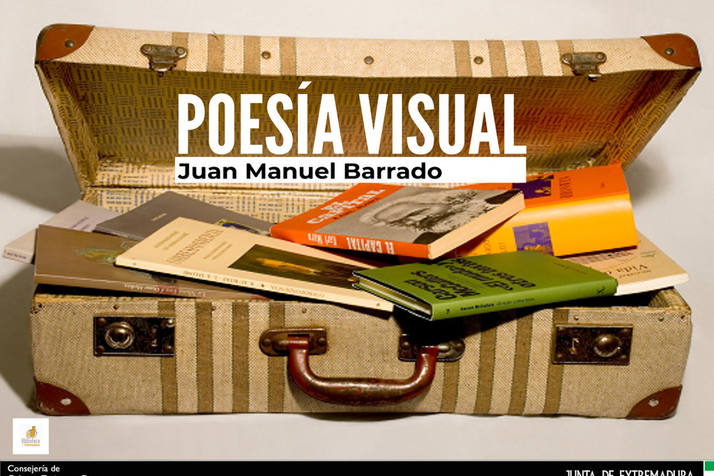 La Biblioteca de Extremadura alberga la muestra ‘Poesía experimental’, de Juan Manuel Barrado