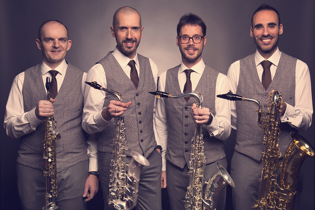 Concierto del cuarteto de saxofones Folium Fugit en el Museo Vostell Malpartida