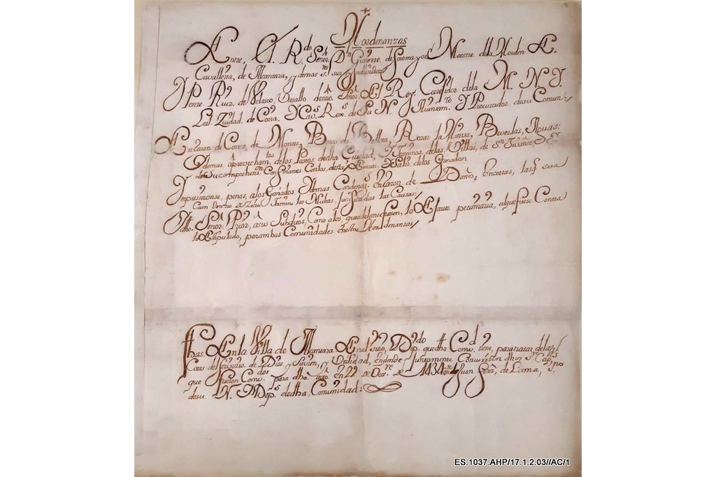 El Archivo de Cáceres muestra Ordenanzas restauradas del Maestre de la Orden de Alcántara y el Corregidor de Coria de mediados del siglo XV