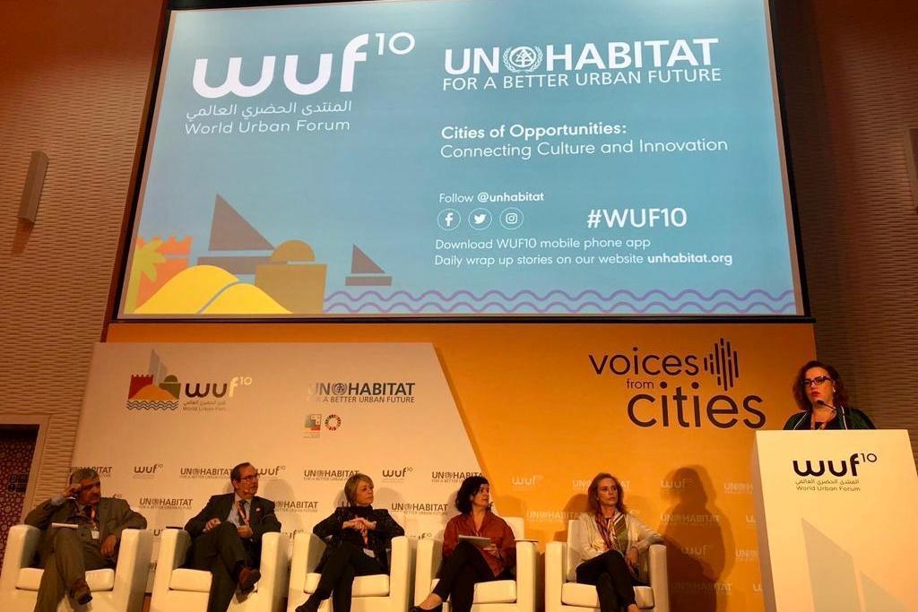 Eulalia Moreno aboga en Abu Dhabi por una política urbanística basada en la simplificación, la transparencia y la participación