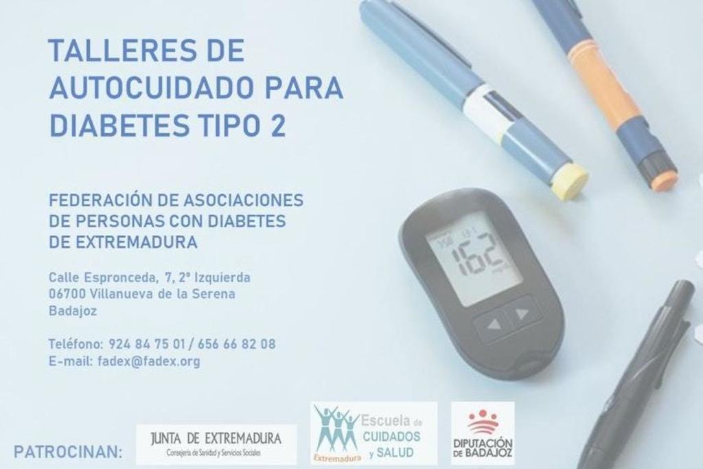 El Área de Salud de Mérida organiza cinco talleres de ‘Autocuidados en diabetes tipo 2’