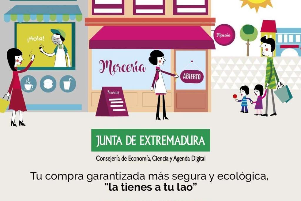La Junta de Extremadura pone en marcha una nueva campaña de promoción sobre la seguridad del comercio de proximidad
