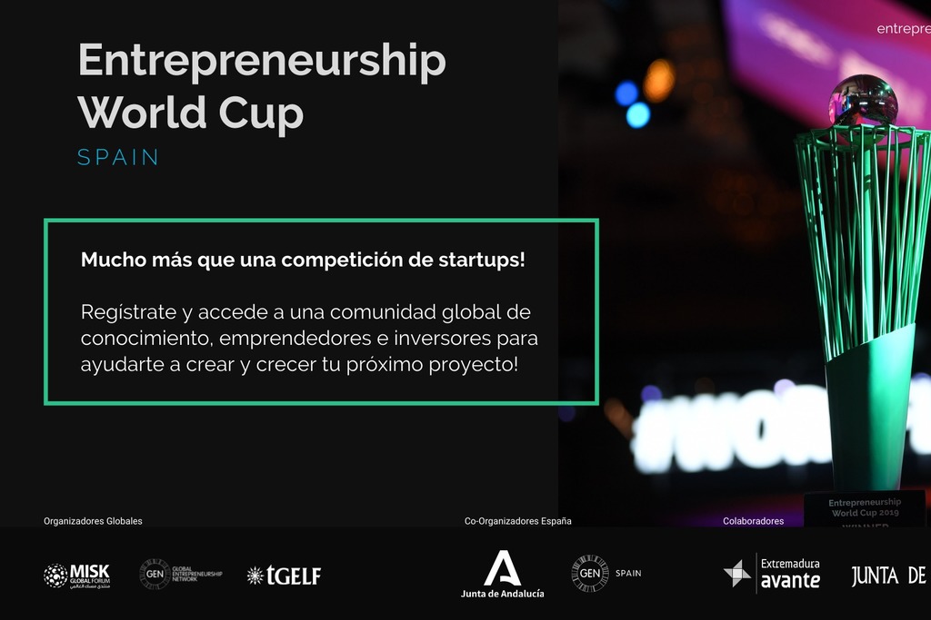 La Junta de Extremadura anima a emprendedores y startups a participar en la Copa Mundial del Emprendimiento