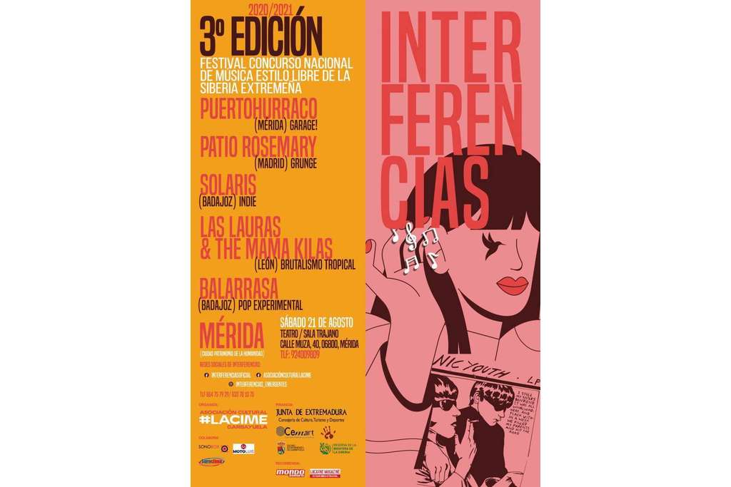 El festival de música Interferencias llega a la sala Trajano de Mérida el próximo sábado