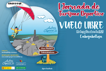 Abierto el plazo para inscribirse en la “I Jornada de Turismo Deportivo: Vuelo libre”, que se celebrará en Cabezabellosa el 10 de septiembre
