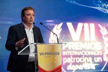 Fernández Vara participa en la séptima edición de los Premios Patrocina un Deportista