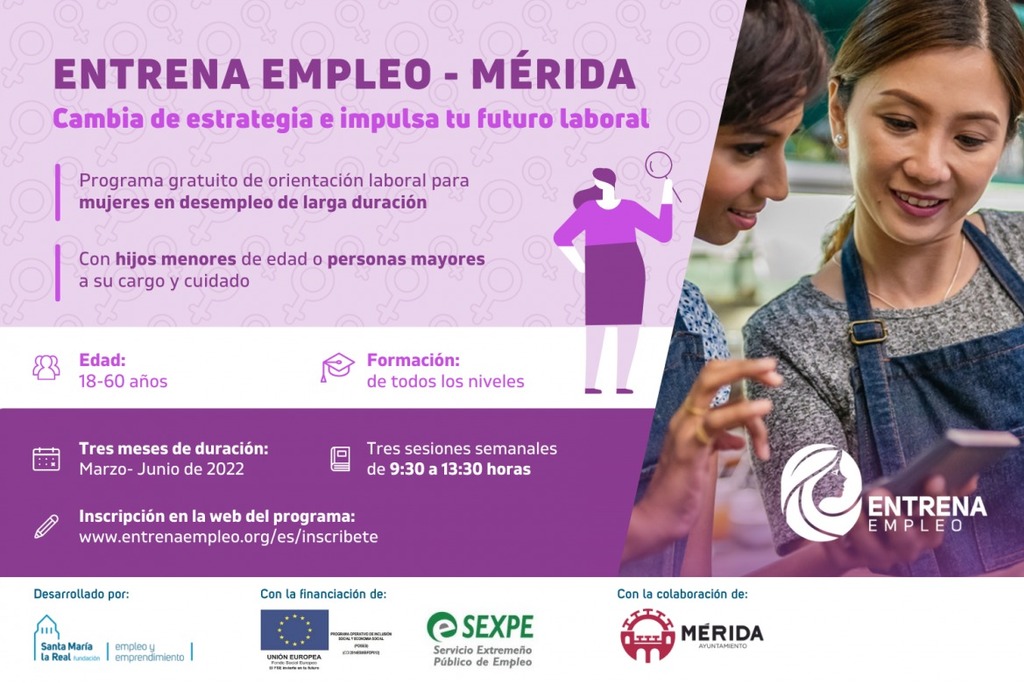 Mérida contará desde marzo con un programa para ayudar a mujeres desempleadas de larga duración