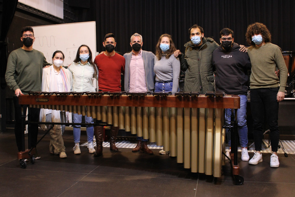 El Conservatorio Superior de Música Bonifacio Gil acoge clases magistrales de profesores y solistas de la Orquesta de Extremadura