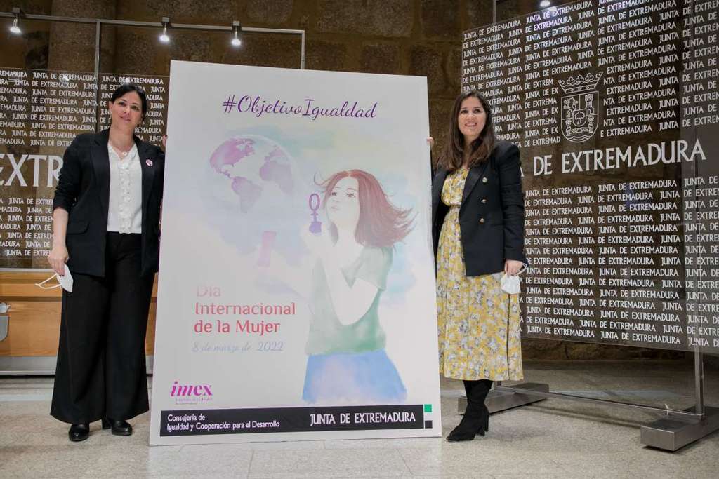 ‘Objetivo Igualdad’ es el lema con el que Extremadura conmemorará el 8M, Día Internacional de la Mujer