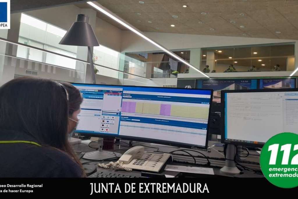 El 112 de Extremadura probará este jueves en Mérida, Logrosán y entorno el sistema de alertas masivas al móvil