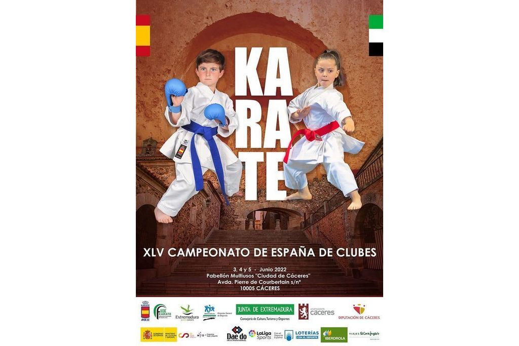 Extremadura acoge este fin de semana el Campeonato de España de Clubes de Karate