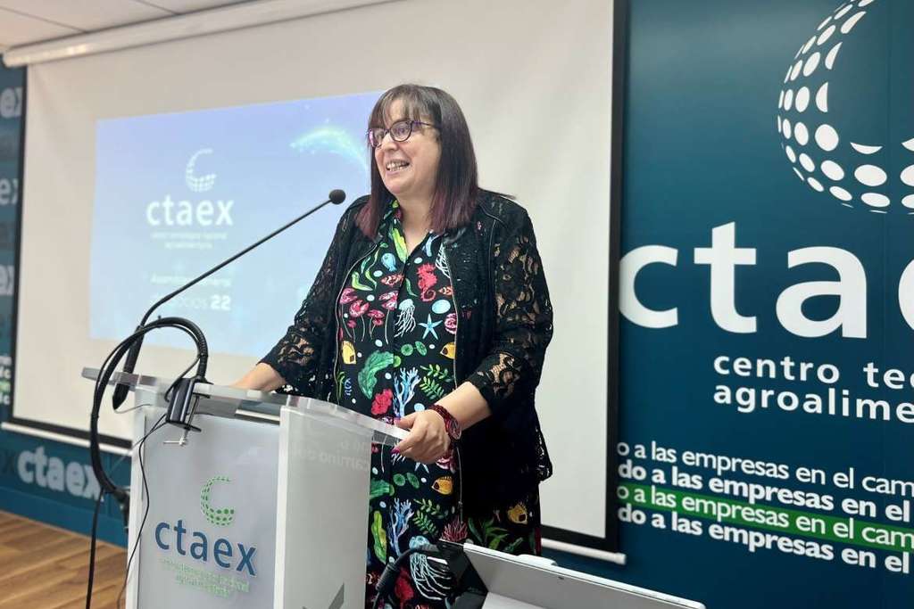 Begoña García destaca el carácter innovador y la apuesta por la digitalización realizada por CTAEX en el sector agroalimentario extremeño