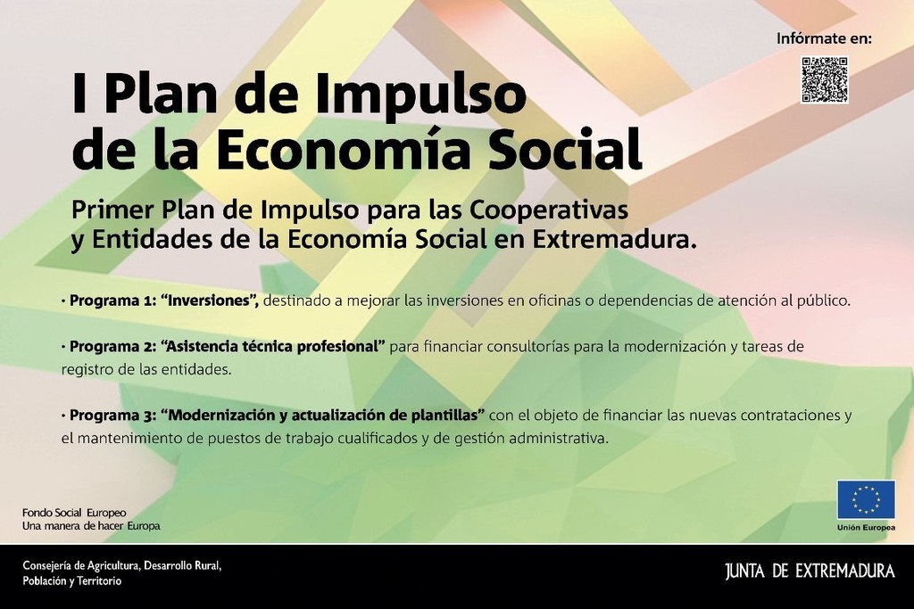 La Junta publica las ayudas para inversiones y asistencia técnica de las entidades de economía social en Extremadura