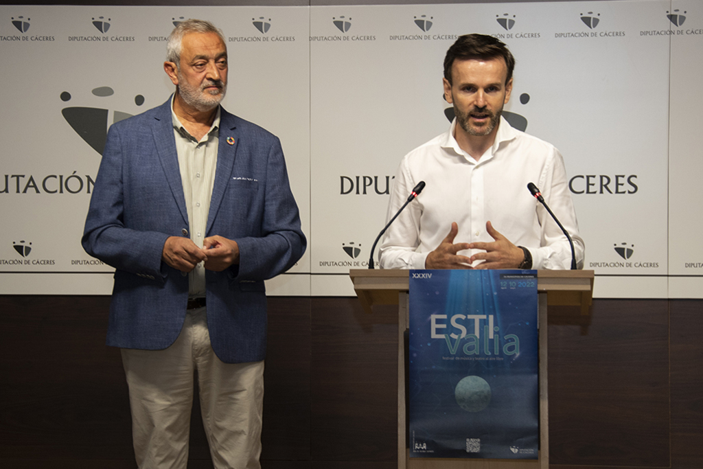 La 34 edición de Estivalia de la Diputación de Cáceres sube el telón del 12 de agosto al 10 de septiembre