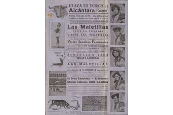 El Archivo Provincial de Cáceres muestra una colección de folletos y carteles taurinos históricos