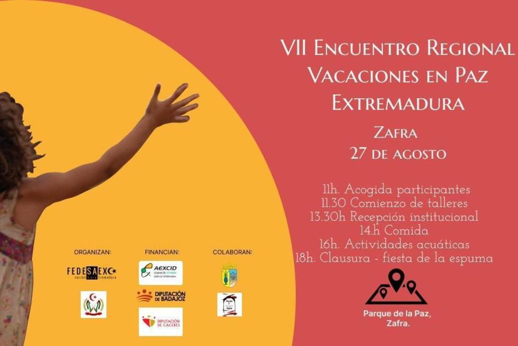 El VII Encuentro Regional de Vacaciones en Paz se celebrará este sábado
