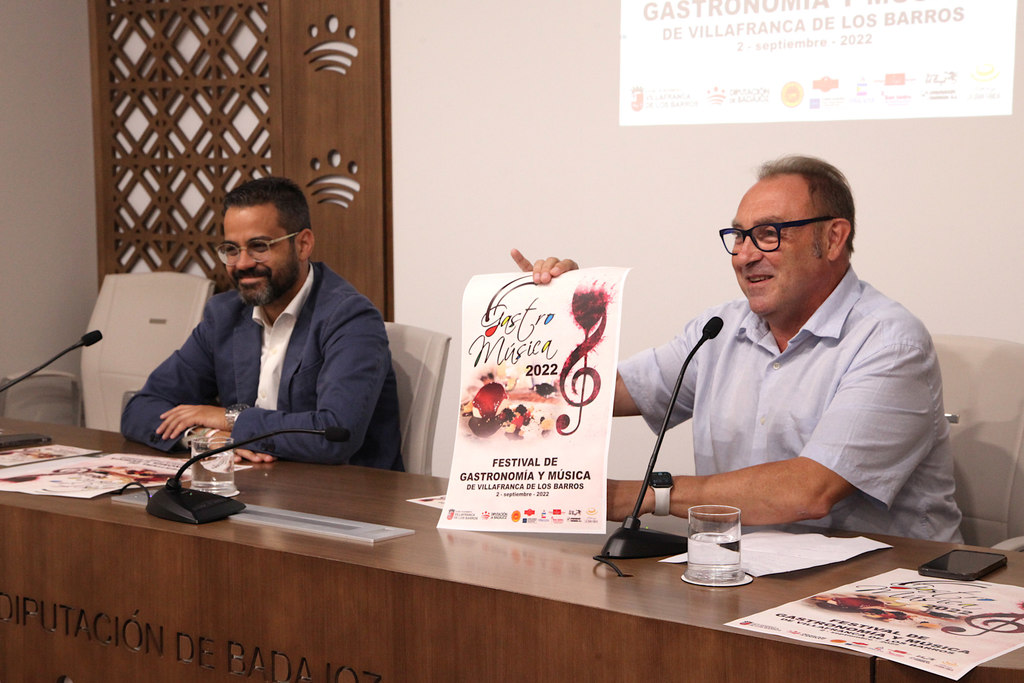 Villafranca de los Barros celebrará la XV edición de Gastromúsica el próximo día 2 de septiembre