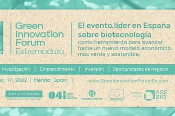 Green Innovation Forum, evento de referencia de la industria biotecnológica española, se celebra el próximo 17 de noviembre en Mérida