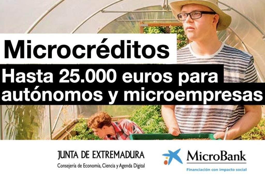 La Junta de Extremadura y MicroBank firman un acuerdo para ofrecer microcréditos de hasta 25.000 euros a autónomos y microempresas