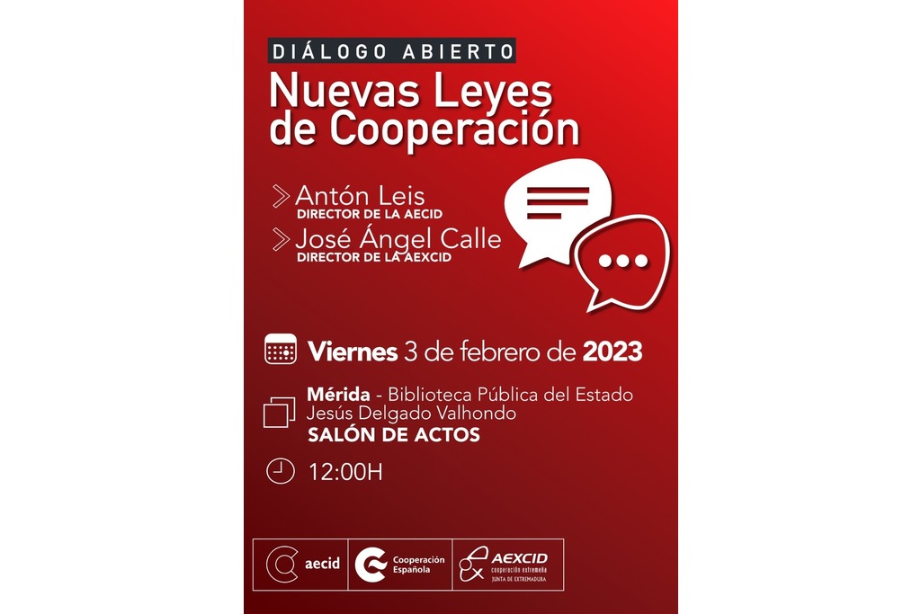La Agencia Española y la Agencia Extremeña de Cooperación abren un diálogo con la ciudadanía