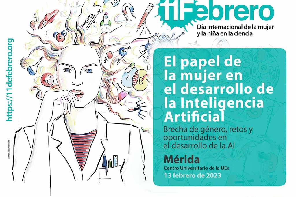 Mérida acogerá el 13 de febrero la celebración del Día Internacional de la Mujer y la Niña en la Ciencia, con la presencia de investigadoras referentes en Inteligencia Artificial