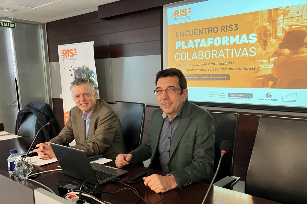 Jesús Alonso destaca el papel de las plataformas colaborativas de la RIS3 Extremadura para el desarrollo de proyectos colaborativos y estratégicos en I+D