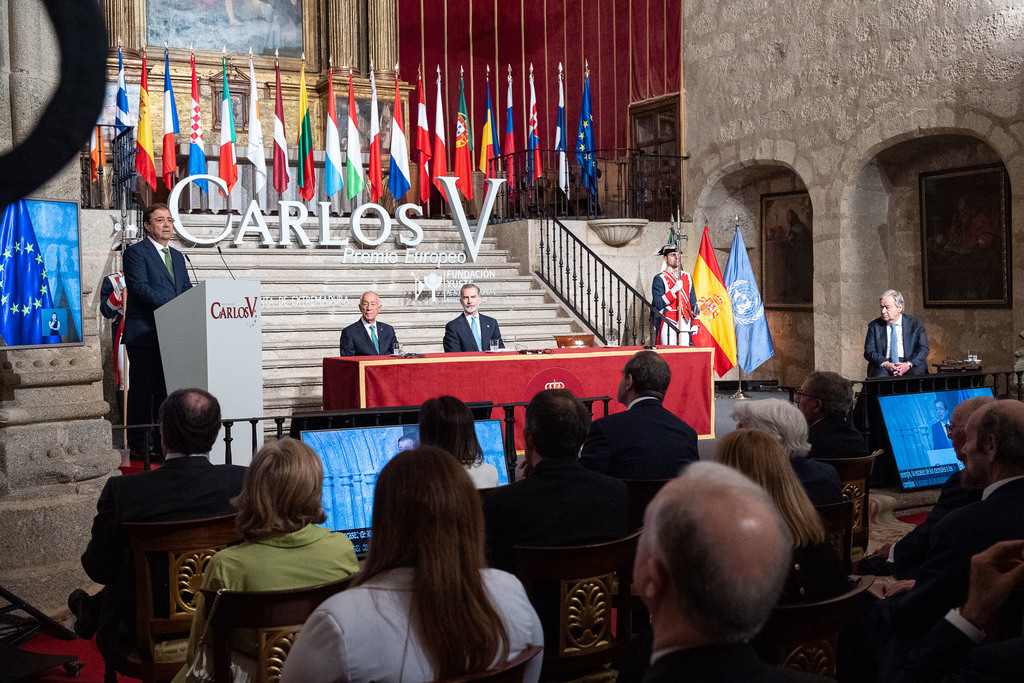 Fernández Vara reivindica la vocación europea e iberoamericana de Extremadura como ejemplo de cooperación transfronteriza y referente en transición energética