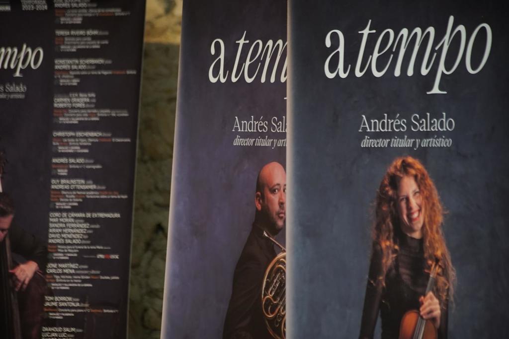 La consejera de Cultura subraya la capacidad de la Orquesta de Extremadura de vertebrar el territorio con la música