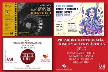 Abierto el plazo de las convocatorias de los premios Artes Plásticas Sala El Brocense, Fotográfico Señas de Identidad y Cómic/Manga Arte Joven